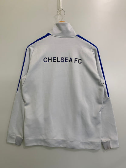 【中古品】【メンズ】 NIKE ナイキ CHELSEA FC TRACK JACKET チェルシー FC トラックジャケット ライトアウター ジャージ 146-250910-kk-40-min サイズ：L カラー：グレー 万代Net店