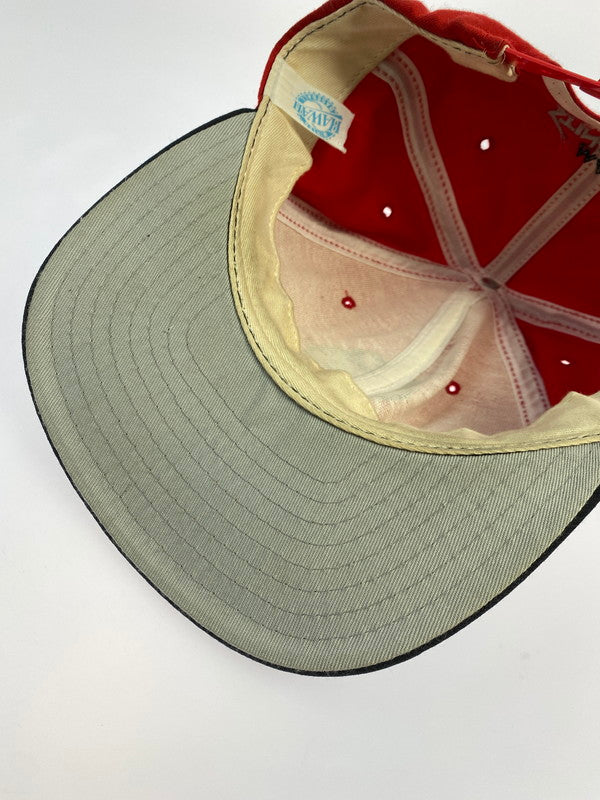 【現状渡し品】【メンズ】 90S MAUI STING RAYS HAWAII BASEBALL SNAPBACK CAP スナップバック キャップ 帽子 ベースボール ハワイ 185-250914-em-09-min サイズ：M-L カラー：レッド/ネイビー 万代Net店