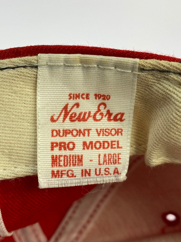 【現状渡し品】【メンズ】 90S MAUI STING RAYS HAWAII BASEBALL SNAPBACK CAP スナップバック キャップ 帽子 ベースボール ハワイ 185-250914-em-09-min サイズ：M-L カラー：レッド/ネイビー 万代Net店