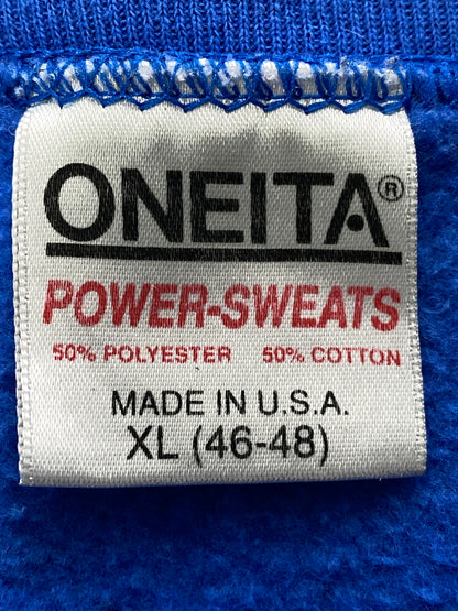 【中古品】【メンズ】 ONEITA オニータ CLOPAY SWEAT スウェットシャツ トレーナー USA製 トップス 146-260715-yn-23-min サイズ：XL カラー：ブルー 万代Net店