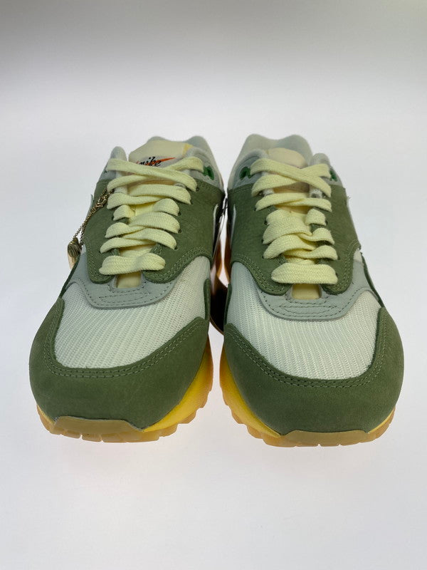【未使用品】【レディース】 NIKE ナイキ WMNS AIR MAX 1 PREMIUM THINK TANK FD0395-386 ウィメンズ エアマックス1 プレミアム シンクタンク スニーカー 靴 166-250909-kk-27-min カラー：OIL GREEN/WHITE-SAIL-MONARCH 万代Net店