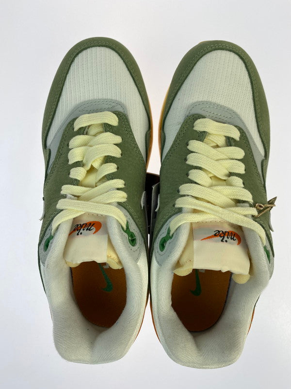 【未使用品】【レディース】 NIKE ナイキ WMNS AIR MAX 1 PREMIUM THINK TANK FD0395-386 ウィメンズ エアマックス1 プレミアム シンクタンク スニーカー 靴 166-250909-kk-27-min カラー：OIL GREEN/WHITE-SAIL-MONARCH 万代Net店