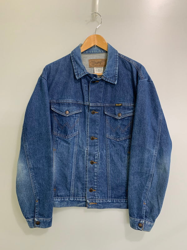 【中古品】【メンズ】 Wrangler ラングラー 74145PW DENIM JACKET デニムジャケット アウター 146-251122-AS-13-min サイズ：L カラー：インディゴ 万代Net店