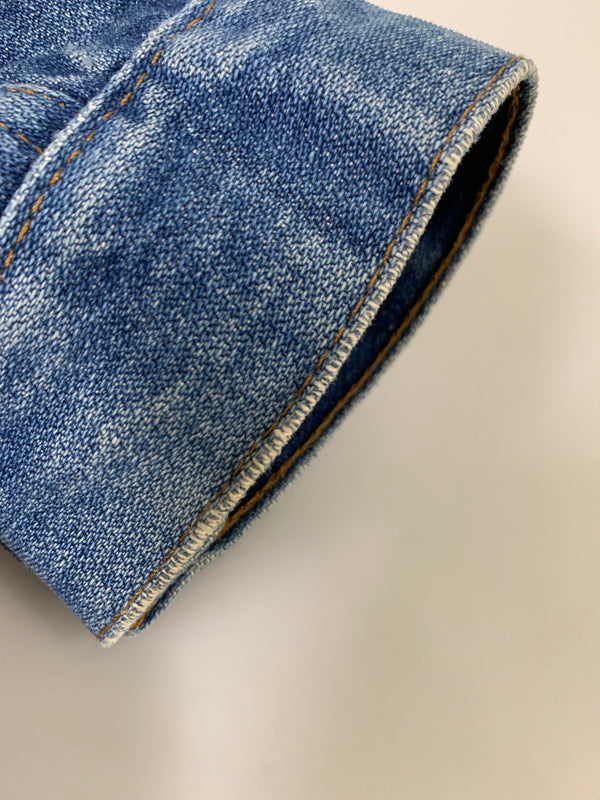 【中古品】【メンズ】 Wrangler ラングラー 74145PW DENIM JACKET デニムジャケット アウター 146-251122-AS-13-min サイズ：L カラー：インディゴ 万代Net店