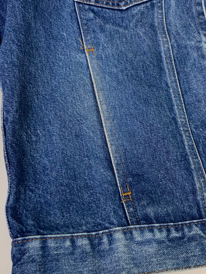【中古品】【メンズ】 Wrangler ラングラー 74145PW DENIM JACKET デニムジャケット アウター 146-251122-AS-13-min サイズ：L カラー：インディゴ 万代Net店