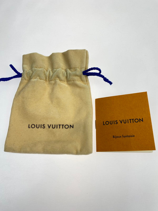 【中古品】【メンズ/レディース】 LOUIS VUITTON ルイ・ヴィトン モノグラム エクリプス コリエ プラーク ネックレス M63640 DI0129 アクセサリー 179-250917-yn-17-min カラー：シルバー/ブラック 万代Net店