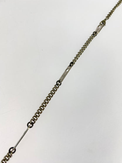 【中古品】【メンズ/レディース】 LOUIS VUITTON ルイ・ヴィトン モノグラム エクリプス コリエ プラーク ネックレス M63640 DI0129 アクセサリー 179-250917-yn-17-min カラー：シルバー/ブラック 万代Net店