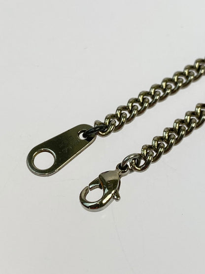 【中古品】【メンズ/レディース】 LOUIS VUITTON ルイ・ヴィトン モノグラム エクリプス コリエ プラーク ネックレス M63640 DI0129 アクセサリー 179-250917-yn-17-min カラー：シルバー/ブラック 万代Net店