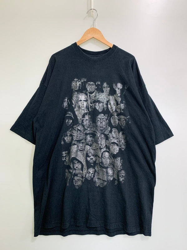 【中古品】【メンズ】 USED ユーズド 90S PROタグ HIP HOP TEE Tシャツ トップス 146-250913-ks-48-min サイズ：3XL カラー：ブラック 万代Net店