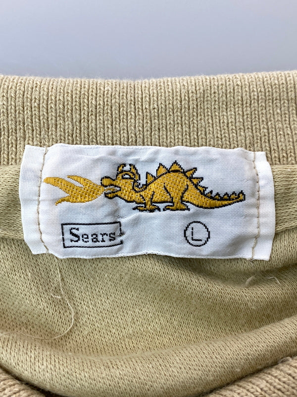 【中古品】【メンズ】 SEARS シアーズ 80'S BRAGGIN DRAGON POLO SHIRT ブラギン ドラゴン ポロシャツ 80年代 ヴィンテージ メンズ 半袖 刺繍 146-260717-em-43-min サイズ：Ｌ カラー：イエロー系 万代Net店