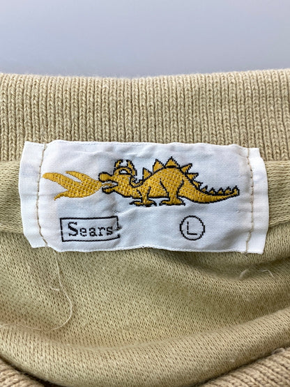 【中古品】【メンズ】 SEARS シアーズ 80'S BRAGGIN DRAGON POLO SHIRT ブラギン ドラゴン ポロシャツ 80年代 ヴィンテージ メンズ 半袖 刺繍 146-260717-em-43-min サイズ：Ｌ カラー：イエロー系 万代Net店