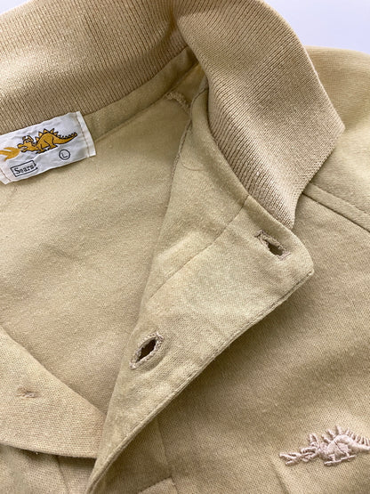 【中古品】【メンズ】 SEARS シアーズ 80'S BRAGGIN DRAGON POLO SHIRT ブラギン ドラゴン ポロシャツ 80年代 ヴィンテージ メンズ 半袖 刺繍 146-260717-em-43-min サイズ：Ｌ カラー：イエロー系 万代Net店