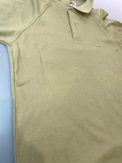 【中古品】【メンズ】 SEARS シアーズ 80'S BRAGGIN DRAGON POLO SHIRT ブラギン ドラゴン ポロシャツ 80年代 ヴィンテージ メンズ 半袖 刺繍 146-260717-em-43-min サイズ：Ｌ カラー：イエロー系 万代Net店