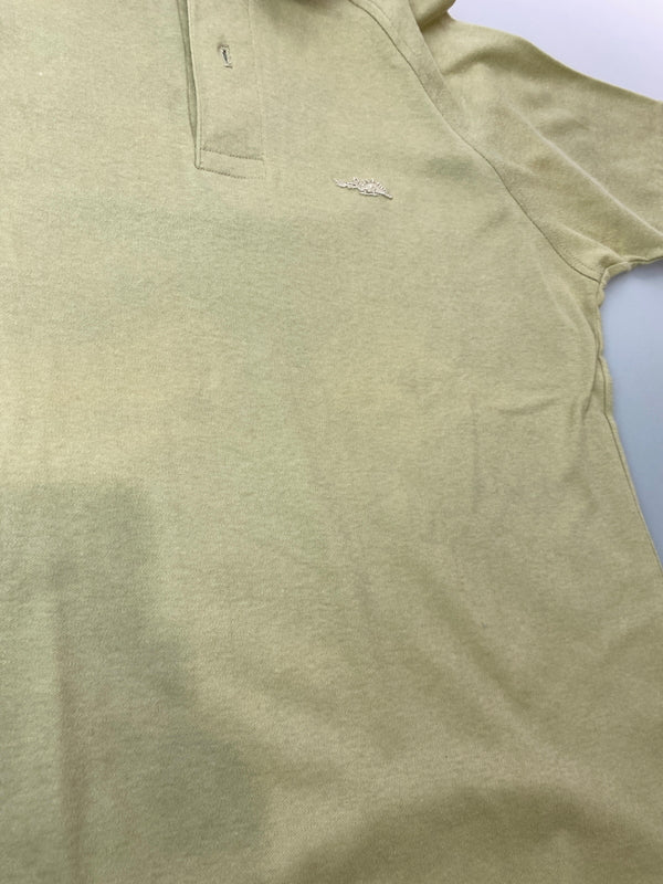 【中古品】【メンズ】 SEARS シアーズ 80'S BRAGGIN DRAGON POLO SHIRT ブラギン ドラゴン ポロシャツ 80年代 ヴィンテージ メンズ 半袖 刺繍 146-260717-em-43-min サイズ：Ｌ カラー：イエロー系 万代Net店
