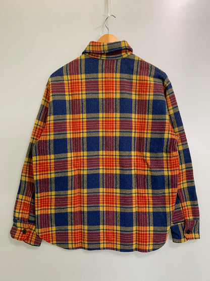 【現状渡し品】【メンズ】 FOX KNAPP フォックスナップ 70's HUNTING PLAID SHIRT VINTAGE 70年代 ハンティング プレイドシャツ 長袖 トップス 146-250910-kk-12-min サイズ：L カラー：マルチカラー 万代Net店