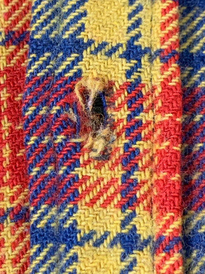 【現状渡し品】【メンズ】 FOX KNAPP フォックスナップ 70's HUNTING PLAID SHIRT VINTAGE 70年代 ハンティング プレイドシャツ 長袖 トップス 146-250910-kk-12-min サイズ：L カラー：マルチカラー 万代Net店