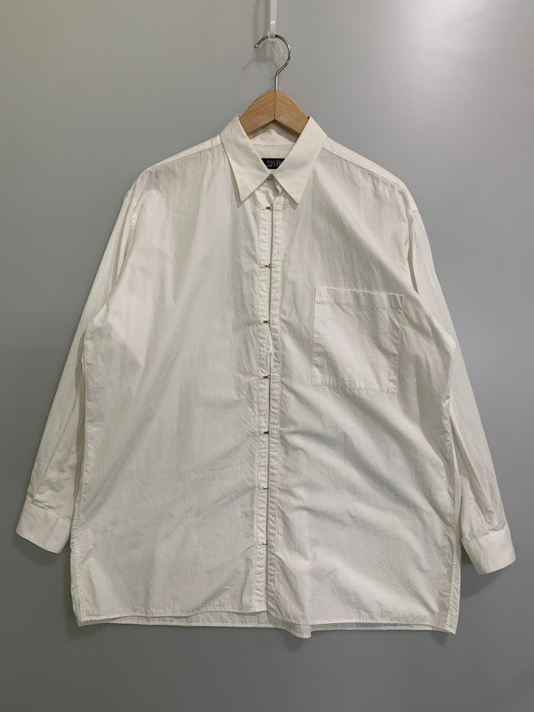 【中古品】【メンズ】 Jean Paul Gaultier ジャンポール・ゴルチェ 80~90's L/S HOOK SHIRT 80-90年代 ロングスリーブ フックシャツ 長袖 トップス 141-250910-kk-07-min サイズ：9 カラー：ホワイト 万代Net店