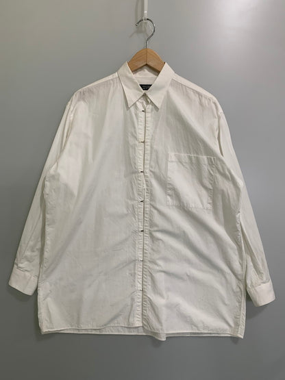 【中古品】【メンズ】 Jean Paul Gaultier ジャンポール・ゴルチェ 80~90's L/S HOOK SHIRT 80-90年代 ロングスリーブ フックシャツ 長袖 トップス 141-250910-kk-07-min サイズ：9 カラー：ホワイト 万代Net店