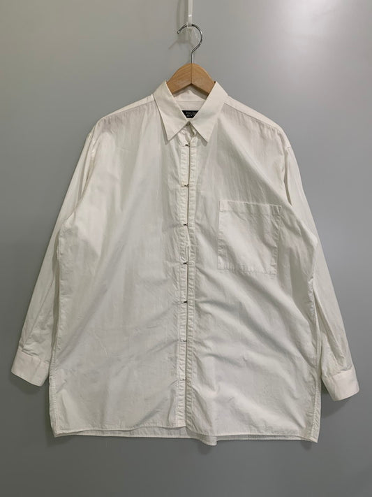 【中古品】【メンズ】 Jean Paul Gaultier ジャンポール・ゴルチェ 80~90's L/S HOOK SHIRT 80-90年代 ロングスリーブ フックシャツ 長袖 トップス 141-250910-kk-07-min サイズ：9 カラー：ホワイト 万代Net店