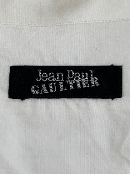 【中古品】【メンズ】 Jean Paul Gaultier ジャンポール・ゴルチェ 80~90's L/S HOOK SHIRT 80-90年代 ロングスリーブ フックシャツ 長袖 トップス 141-250910-kk-07-min サイズ：9 カラー：ホワイト 万代Net店