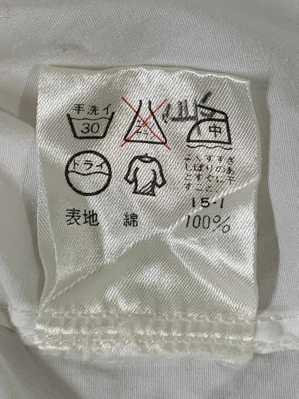 【中古品】【メンズ】 Jean Paul Gaultier ジャンポール・ゴルチェ 80~90's L/S HOOK SHIRT 80-90年代 ロングスリーブ フックシャツ 長袖 トップス 141-250910-kk-07-min サイズ：9 カラー：ホワイト 万代Net店