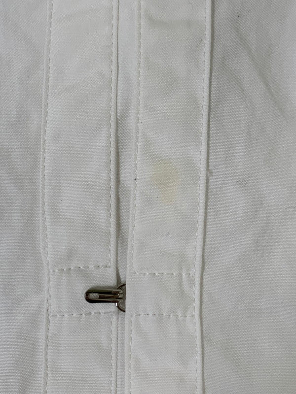 【中古品】【メンズ】 Jean Paul Gaultier ジャンポール・ゴルチェ 80~90's L/S HOOK SHIRT 80-90年代 ロングスリーブ フックシャツ 長袖 トップス 141-250910-kk-07-min サイズ：9 カラー：ホワイト 万代Net店