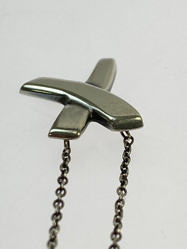 【中古品】【レディース】 TIFFANY&Co. ティファニー パロマピカソ キス クロス ネックレス SV925 シルバー925 レディース アクセサリー 182-250918-em-02-min カラー：シルバー 万代Net店