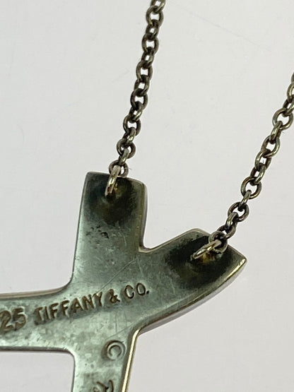 【中古品】【レディース】 TIFFANY&Co. ティファニー パロマピカソ キス クロス ネックレス SV925 シルバー925 レディース アクセサリー 182-250918-em-02-min カラー：シルバー 万代Net店