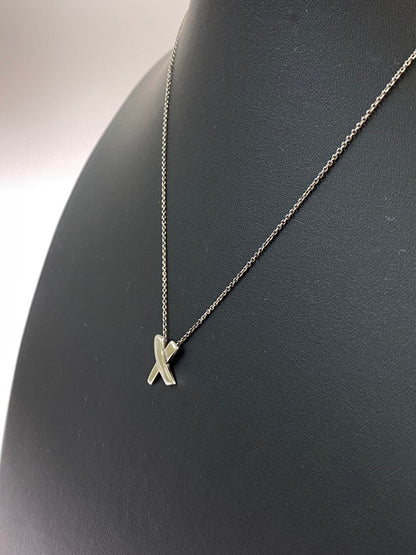 【中古品】【レディース】 TIFFANY&Co. ティファニー パロマピカソ キス クロス ネックレス SV925 シルバー925 レディース アクセサリー 182-250918-em-02-min カラー：シルバー 万代Net店