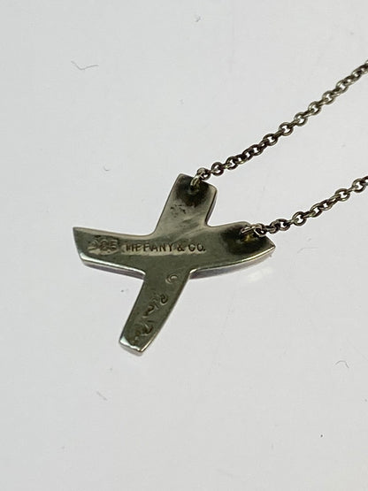 【中古品】【レディース】 TIFFANY&Co. ティファニー パロマピカソ キス クロス ネックレス SV925 シルバー925 レディース アクセサリー 182-250918-em-02-min カラー：シルバー 万代Net店