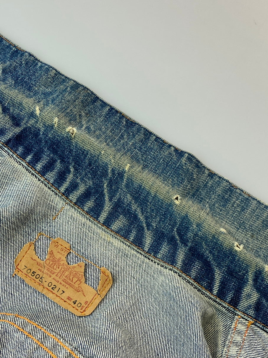 【現状渡し品】【メンズ】 Levi's リーバイス 70505-0217 52刻印 BIG E 4TH DENIM JACKET デニムジャケット アウター 146-250911-AS-13-min サイズ：40 カラー：インディゴ 万代Net店