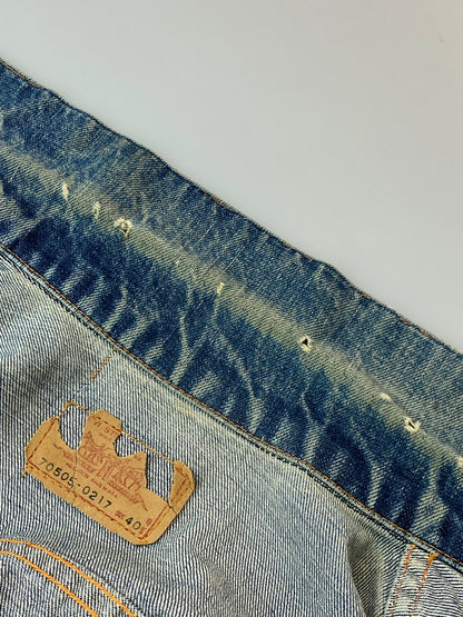 【現状渡し品】【メンズ】 Levi's リーバイス 70505-0217 52刻印 BIG E 4TH DENIM JACKET デニムジャケット アウター 146-250911-AS-13-min サイズ：40 カラー：インディゴ 万代Net店
