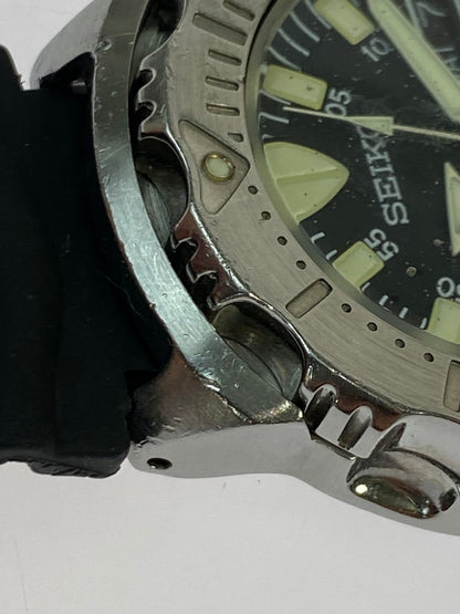 【中古品】【メンズ】 SEIKO セイコー BLACK MONSTER AUTOMATIC 7S26-0350 ブラックモンスター ダイバー メンズ 腕時計 ウォッチ ダイバーズウォッチ 197-250912-em-24-min カラー：シルバー 万代Net店