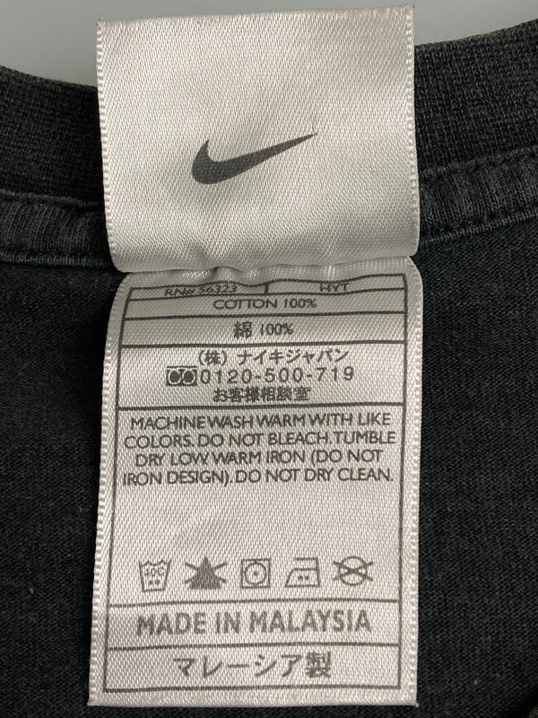 【中古品】【メンズ】 NIKE ナイキ 90~00S INTEL INTERNAZIONALE TEE セリエA インテルミラノ ロゴ Tシャツ メンズ トップス 146-251212-em-13-min サイズ：XL カラー：ブラック 万代Net店