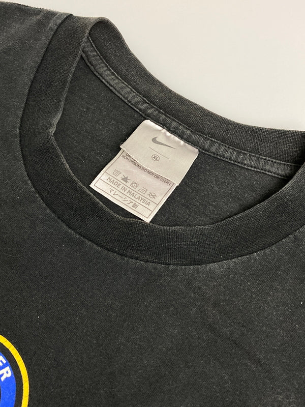 【中古品】【メンズ】 NIKE ナイキ 90~00S INTEL INTERNAZIONALE TEE セリエA インテルミラノ ロゴ Tシャツ メンズ トップス 146-251212-em-13-min サイズ：XL カラー：ブラック 万代Net店