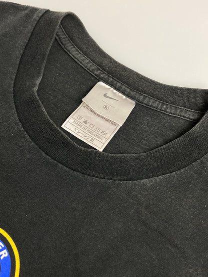 【中古品】【メンズ】 NIKE ナイキ 90~00S INTEL INTERNAZIONALE TEE セリエA インテルミラノ ロゴ Tシャツ メンズ トップス 146-251212-em-13-min サイズ：XL カラー：ブラック 万代Net店