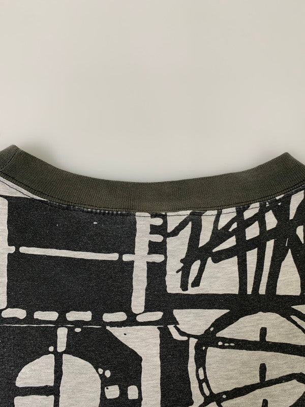 【中古品】【メンズ】 NIKE ナイキ 90's AIR JORDAN ALL OVER PATTERN S/S PRINT TEE F3-01-04-PRM 90年代 エアジョーダン オールオーバーパターン ショートスリーブ プリント Tシャツ 半袖 トップス 146-250910-kk-11-min サイズ：L カラー：グレー系 万代Net店