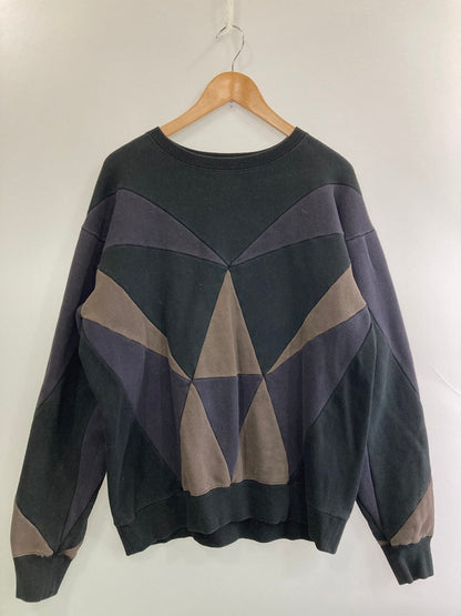【中古品】【メンズ】 ANREALAGE アンリアレイジ PRISM PATCHWORK SWEAT プリズムパッチワークスウェット 140-251112-ks-49-min サイズ：46 カラー：ブラック系 万代Net店