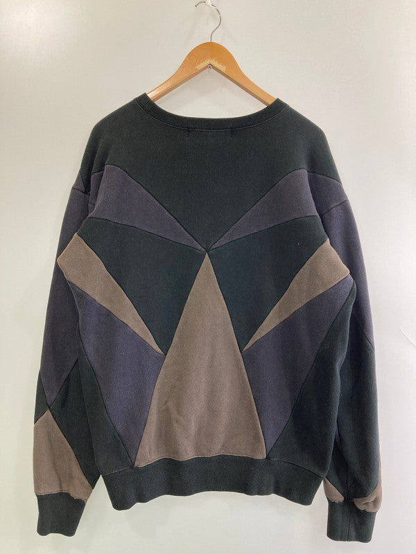 【中古品】【メンズ】 ANREALAGE アンリアレイジ PRISM PATCHWORK SWEAT プリズムパッチワークスウェット 140-251112-ks-49-min サイズ：46 カラー：ブラック系 万代Net店