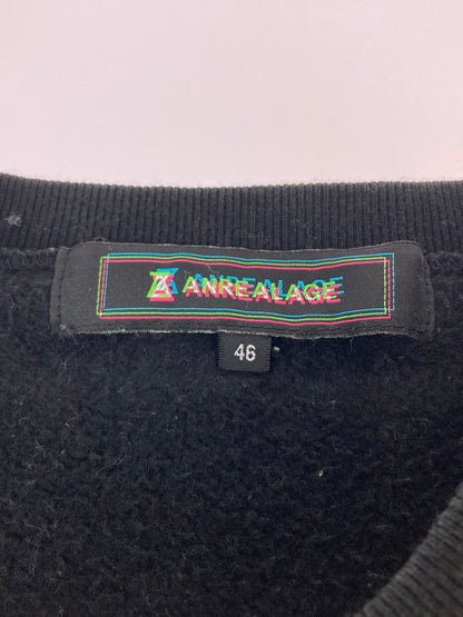 【中古品】【メンズ】 ANREALAGE アンリアレイジ PRISM PATCHWORK SWEAT プリズムパッチワークスウェット 140-251112-ks-49-min サイズ：46 カラー：ブラック系 万代Net店