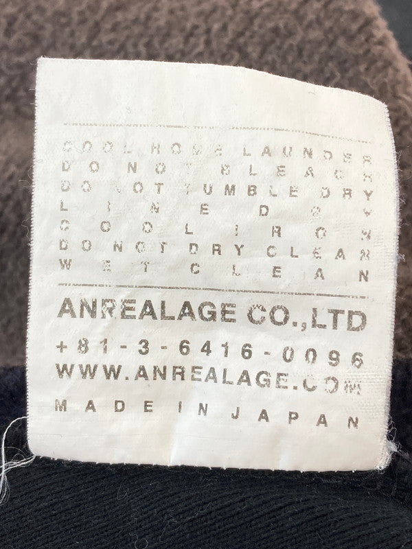 【中古品】【メンズ】 ANREALAGE アンリアレイジ PRISM PATCHWORK SWEAT プリズムパッチワークスウェット 140-251112-ks-49-min サイズ：46 カラー：ブラック系 万代Net店
