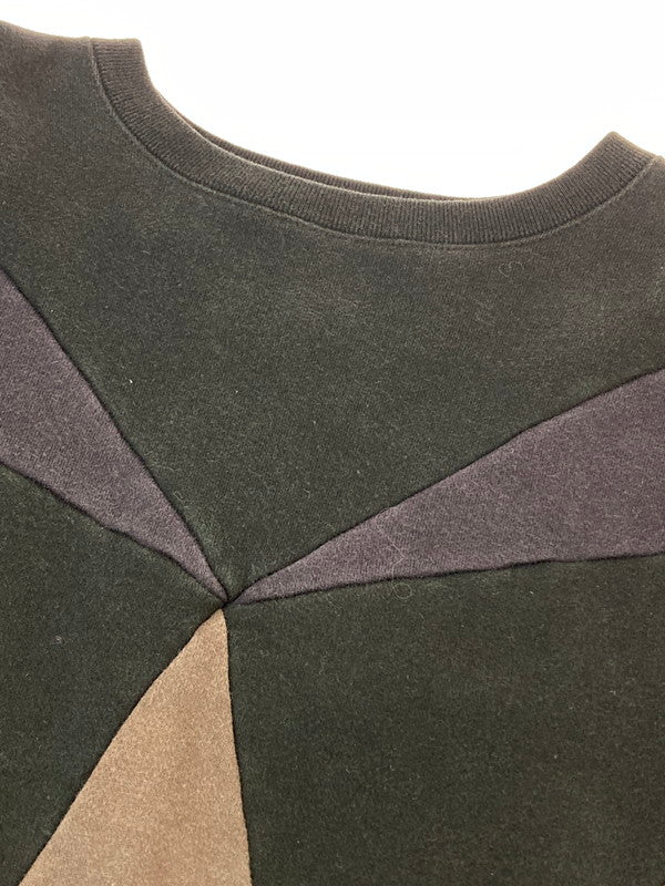 【中古品】【メンズ】 ANREALAGE アンリアレイジ PRISM PATCHWORK SWEAT プリズムパッチワークスウェット 140-251112-ks-49-min サイズ：46 カラー：ブラック系 万代Net店