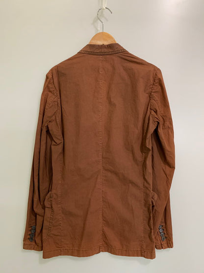 【現状渡し品】【メンズ】 DRIES VAN NOTEN ドリスヴァンノッテン 2B TAILORED JACKET 1157-343-0130 2B テーラードジャケット ライトアウター 141-250910-kk-08-min サイズ：46 カラー：ブラウン 万代Net店