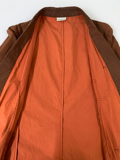 【現状渡し品】【メンズ】 DRIES VAN NOTEN ドリスヴァンノッテン 2B TAILORED JACKET 1157-343-0130 2B テーラードジャケット ライトアウター 141-250910-kk-08-min サイズ：46 カラー：ブラウン 万代Net店
