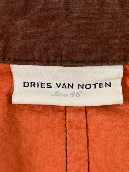 【現状渡し品】【メンズ】 DRIES VAN NOTEN ドリスヴァンノッテン 2B TAILORED JACKET 1157-343-0130 2B テーラードジャケット ライトアウター 141-250910-kk-08-min サイズ：46 カラー：ブラウン 万代Net店