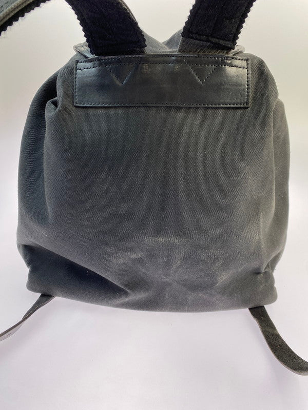 【現状渡し品】【メンズ/レディース】 COMME des GARCONS HOMME コムデギャルソンオム 80's CANVAS BAG キャンバスバッグ リュックサック カバン 188-250917-yn-11-min カラー：ブラック 万代Net店