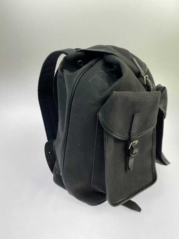 【現状渡し品】【メンズ/レディース】 COMME des GARCONS HOMME コムデギャルソンオム 80's CANVAS BAG キャンバスバッグ リュックサック カバン 188-250917-yn-11-min カラー：ブラック 万代Net店