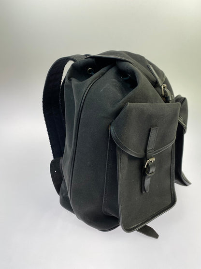 【現状渡し品】【メンズ/レディース】 COMME des GARCONS HOMME コムデギャルソンオム 80's CANVAS BAG キャンバスバッグ リュックサック カバン 188-250917-yn-11-min カラー：ブラック 万代Net店