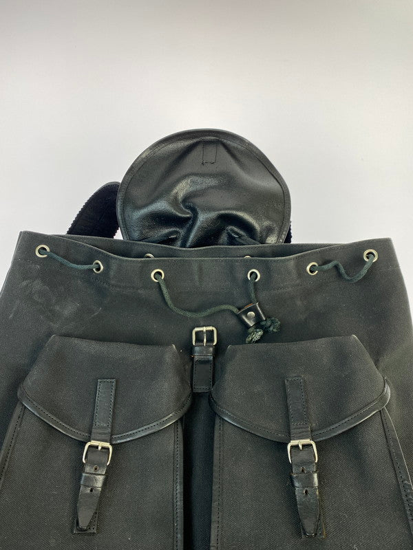 【現状渡し品】【メンズ/レディース】 COMME des GARCONS HOMME コムデギャルソンオム 80's CANVAS BAG キャンバスバッグ リュックサック カバン 188-250917-yn-11-min カラー：ブラック 万代Net店