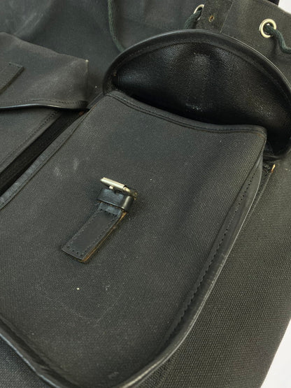 【現状渡し品】【メンズ/レディース】 COMME des GARCONS HOMME コムデギャルソンオム 80's CANVAS BAG キャンバスバッグ リュックサック カバン 188-250917-yn-11-min カラー：ブラック 万代Net店